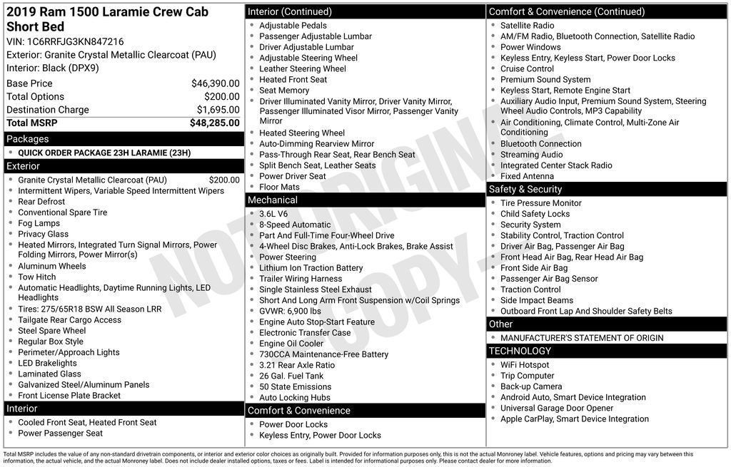 Used 2019 Ram 1500 Truck
