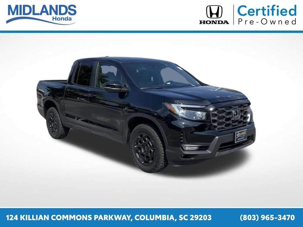 Crystal Black Pearl 2026 Honda Ridgeline Pickup Truck All-Wheel Drive 9-Speed Automatic