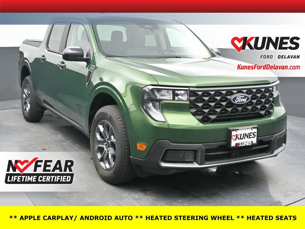 Eruption Green 2025 Ford Maverick XLT SuperCrew AWD Pickup Truck All-Wheel Drive 8-Speed Automatic