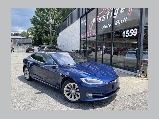 Blue 2017 Tesla Model S Sedan All-Wheel Drive 1-Speed Automatic