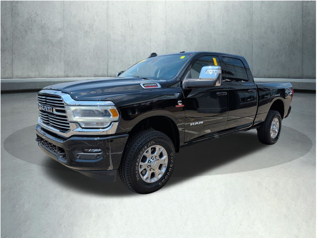 Diamond Black Crystal Pearlcoat 2024 RAM 2500 Pickup Truck Four-Wheel Drive 6-Speed Automatic
