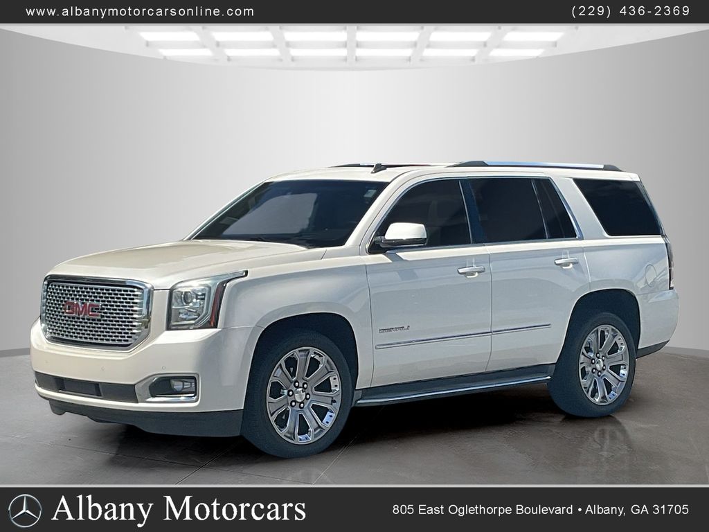 White Diamond Tricoat 2015 GMC Yukon Denali 4WD SUV / Crossover Four-Wheel Drive 6-Speed Automatic Overdrive