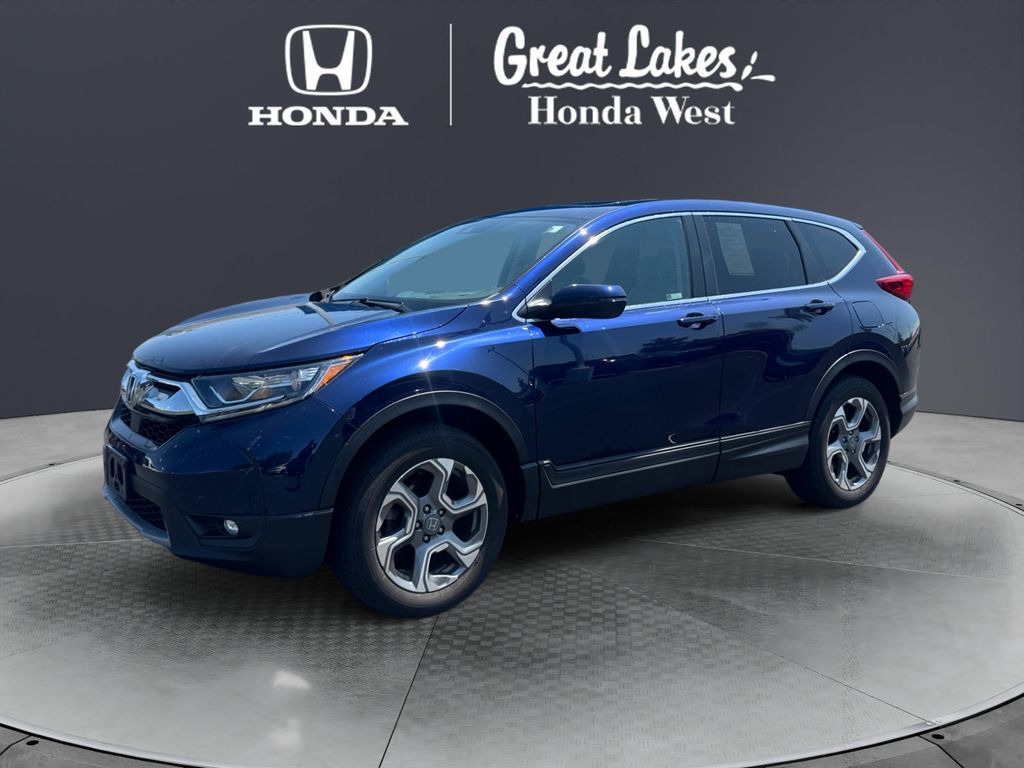 Black (Obsidian Blue Pearl) 2018 Honda CR-V SUV / Crossover All-Wheel Drive Continuously Variable Transmission