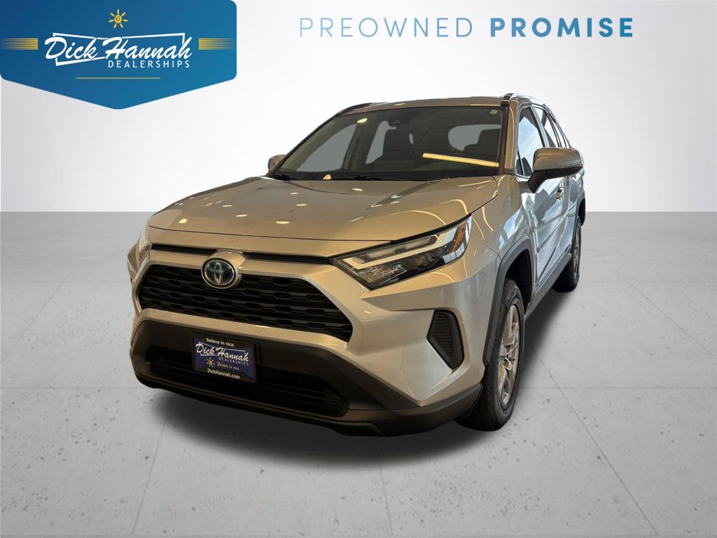 Silver Sky Metallic 2023 Toyota RAV4 Hybrid LE AWD SUV / Crossover All-Wheel Drive Continuously Variable Transmission
