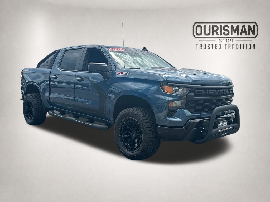 Lakeshore Blue 2024 Chevrolet Silverado 1500 Pickup Truck Four-Wheel Drive Automatic