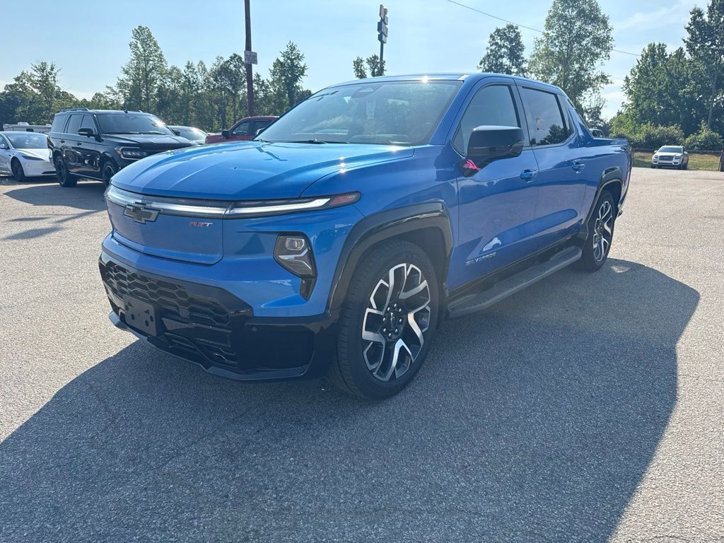 Riptide Blue Metallic 2025 Chevrolet Silverado EV Pickup Truck All-Wheel Drive 1-Speed Automatic