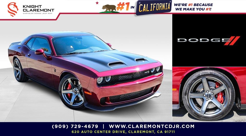 Octane Red Pearlcoat 2019 Dodge Challenger SRT Hellcat Redeye RWD Coupe Rear-Wheel Drive 8-Speed Automatic