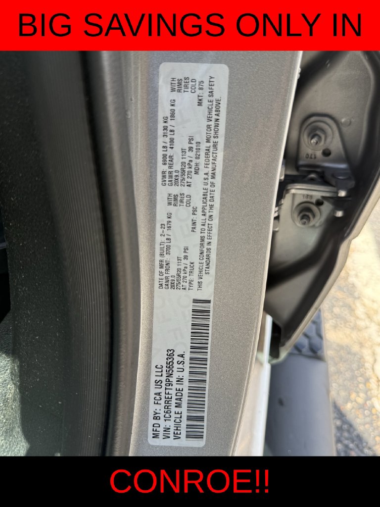2023 Ram 1500 Big Horn/Lone Star Silver at DeMontrond Auto Country