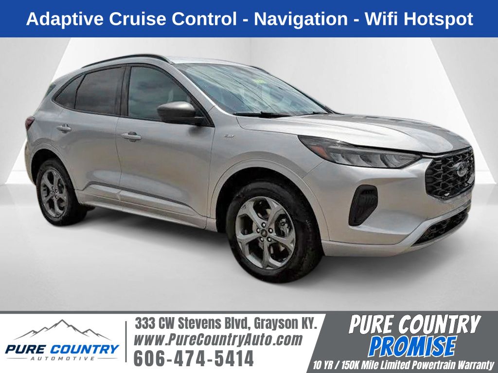 Silver Metallic 2023 Ford Escape SUV / Crossover All-Wheel Drive 8-Speed Automatic