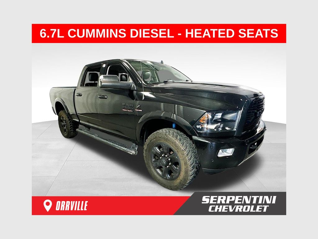 Brilliant Black Crystal Pearlcoat 2018 RAM 2500 Lone Star Crew Cab 4WD Pickup Truck Four-Wheel Drive 6-Speed Automatic