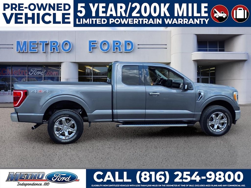 Certified 2021 Ford F-150 XLT with VIN 1FTFX1E83MKE92589 for sale in Kansas City