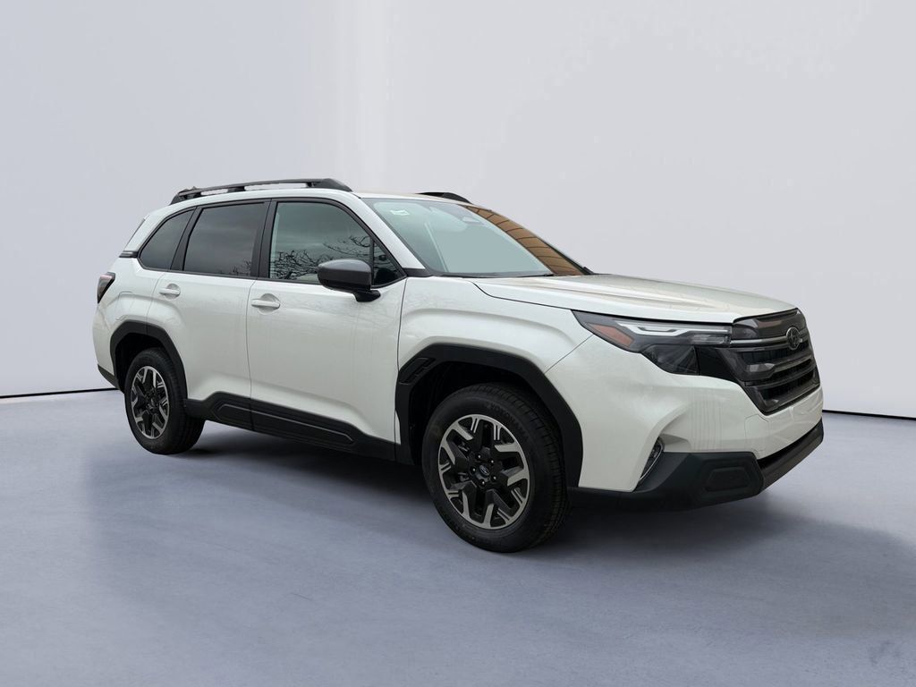 Crystal White Pearl 2026 Subaru Forester Crossover AWD SUV / Crossover All-Wheel Drive Continuously Variable Transmission