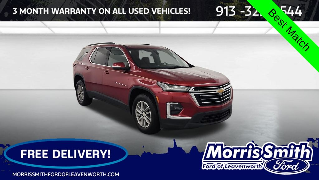 Radiant Red Tintcoat 2023 Chevrolet Traverse SUV / Crossover Four-Wheel Drive 9-Speed Automatic