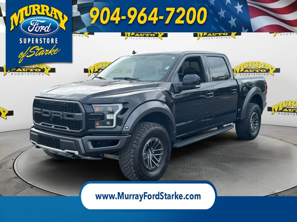 Black Metallic 2019 Ford F-150 Raptor SuperCrew 4WD Pickup Truck Four-Wheel Drive Automatic