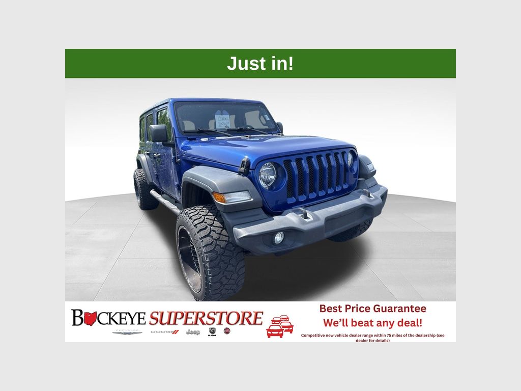 Ocean Blue Metallic 2018 Jeep Wrangler SUV / Crossover Four-Wheel Drive 8-Speed Automatic