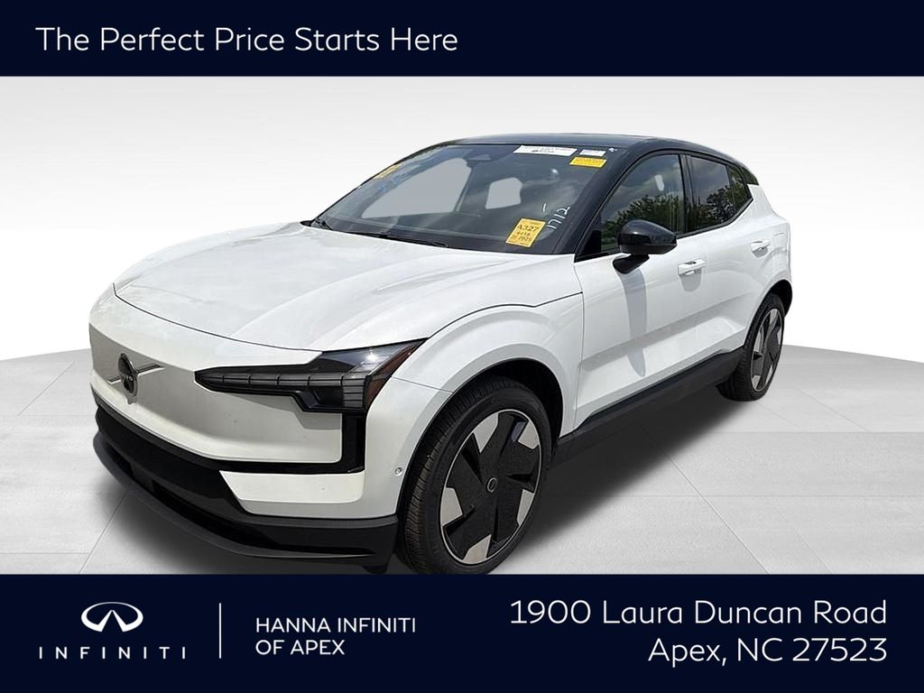 Crystal White 2025 Volvo EX30 Twin Ultra eAWD SUV / Crossover All-Wheel Drive 1-Speed Automatic