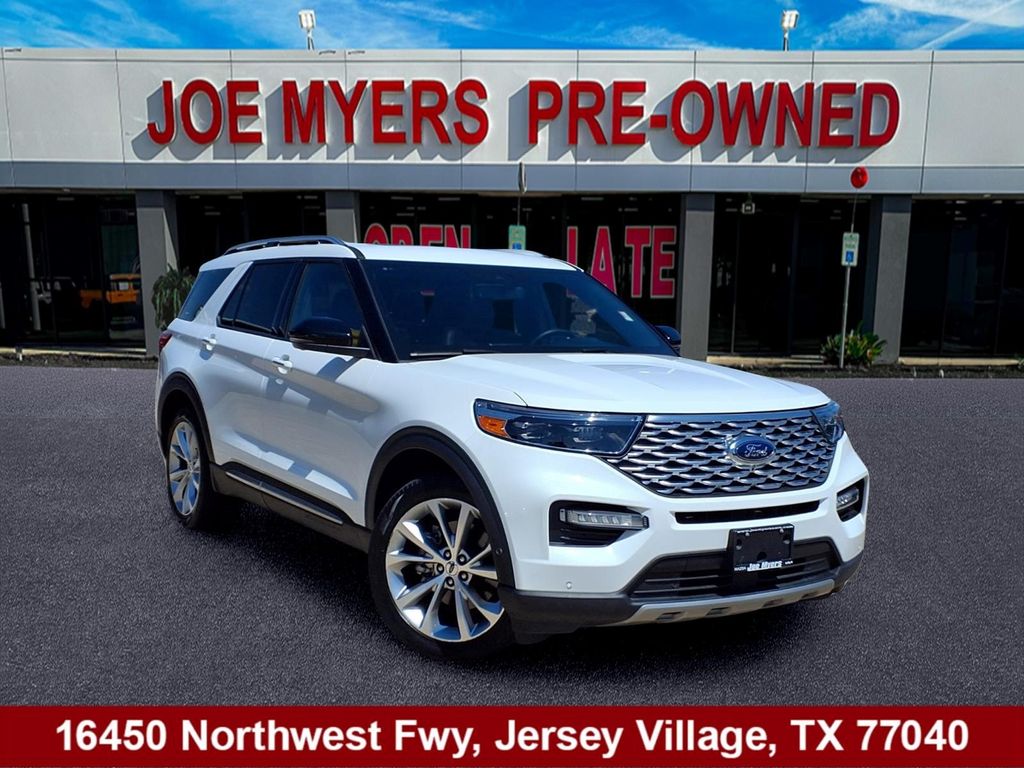 2023 Ford Explorer Platinum White at Baytown Hyundai