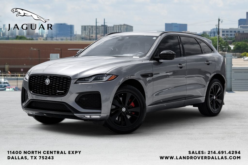 Gray 2024 Jaguar F-PACE SUV / Crossover All-Wheel Drive 8-Speed Automatic