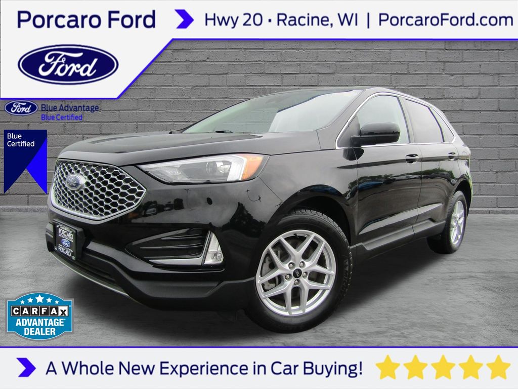 Agate Black Metallic 2024 Ford Edge SUV / Crossover All-Wheel Drive 8-Speed Automatic