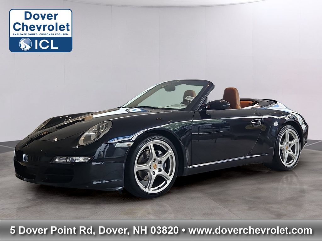 Black 2006 Porsche 911 Convertible Rear-Wheel Drive 6-Speed Manual Overdrive