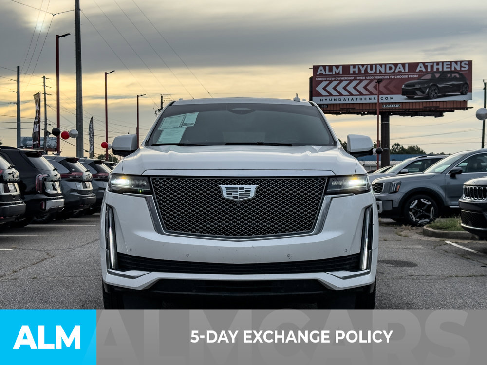 Used 2021 White Cadillac Premium Luxury image 3