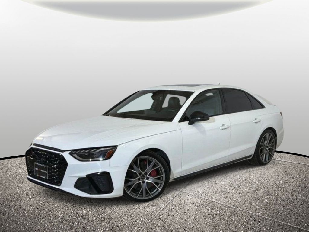 Ibis White 2023 Audi S4 Sedan All-Wheel Drive 8-Speed Automatic