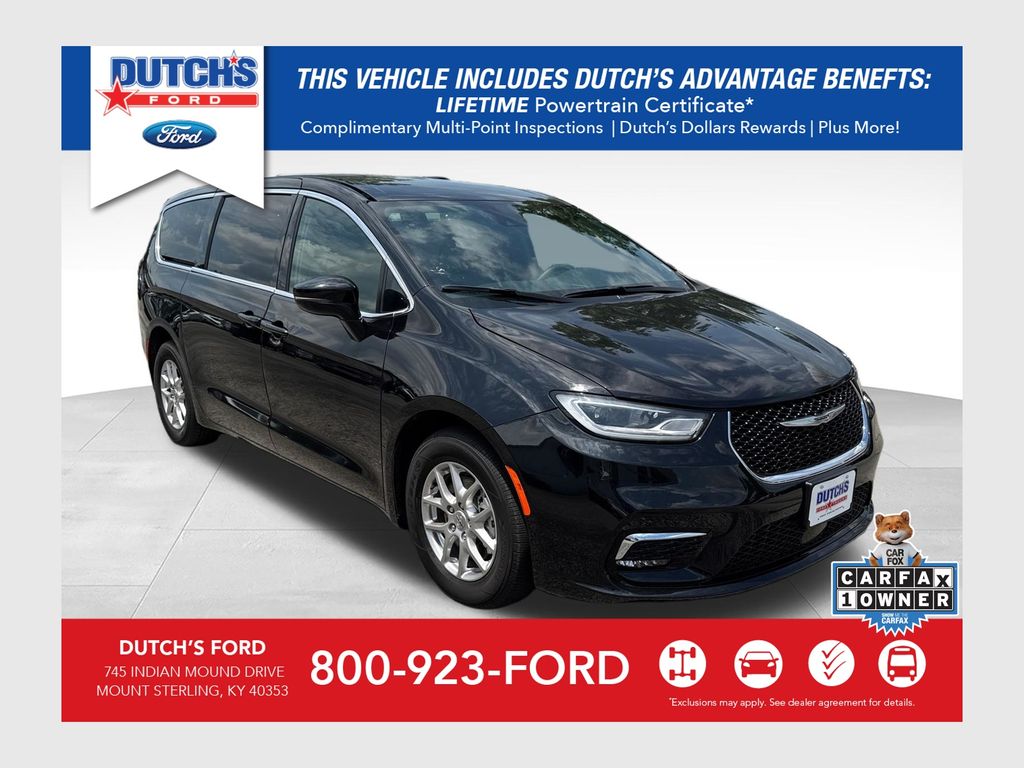 Diamond Black Crystal Pearlcoat 2025 Chrysler Pacifica Select FWD Minivan Front-Wheel Drive 9-Speed Automatic