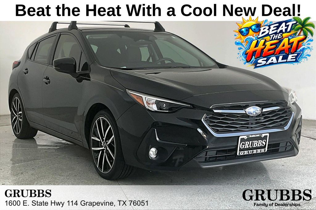 Crystal Black Silica 2024 Subaru Impreza Wagon All-Wheel Drive Continuously Variable Transmission