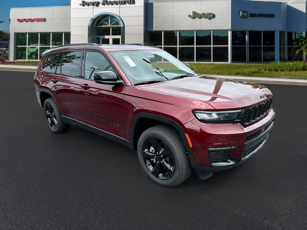 Velvet Red Pearlcoat 2025 Jeep Grand Cherokee L Limited RWD SUV / Crossover 4X2 8-Speed Automatic