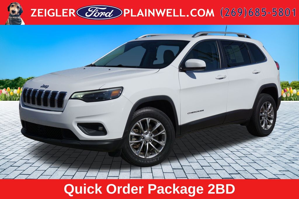 Bright White Clearcoat 2021 Jeep Cherokee Latitude Plus 4WD SUV / Crossover Four-Wheel Drive 9-Speed Automatic