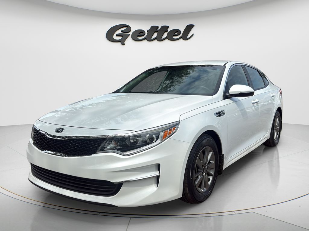 Snow White Pearl 2017 Kia Optima Sedan Front-Wheel Drive 7-Speed Automatic
