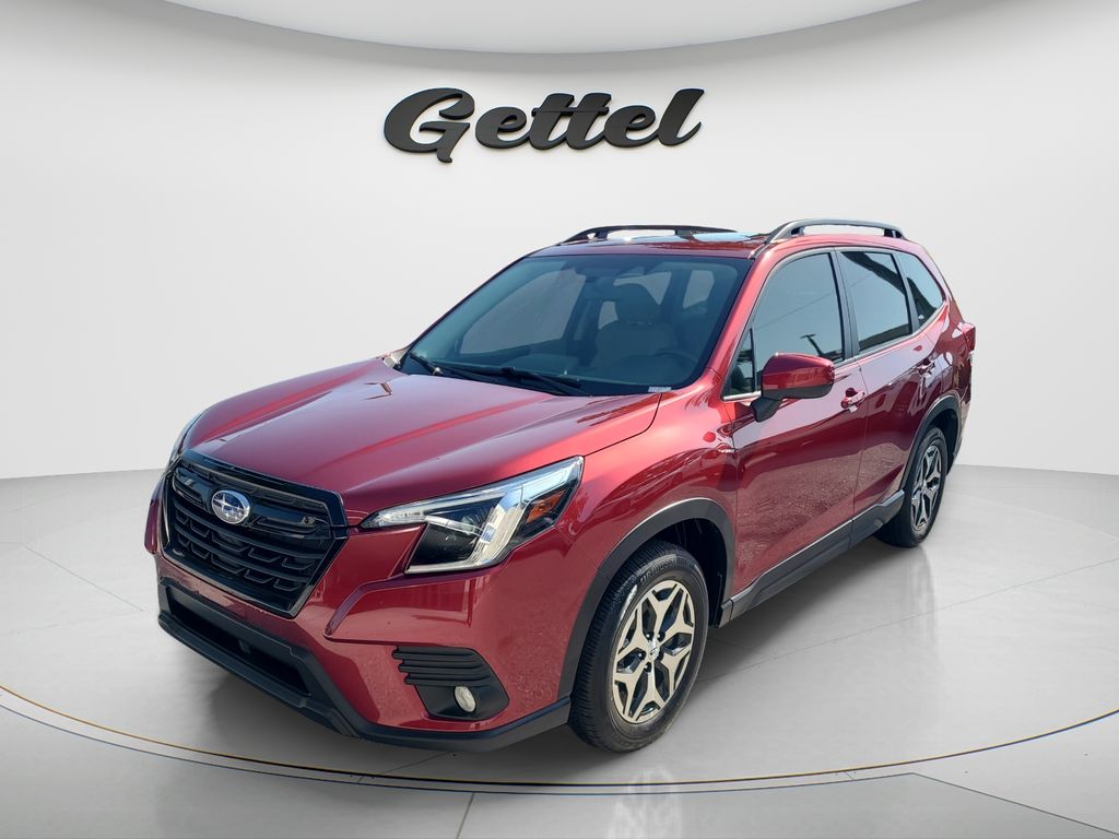 Crimson Red Pearl 2023 Subaru Forester SUV / Crossover All-Wheel Drive Continuously Variable Transmission