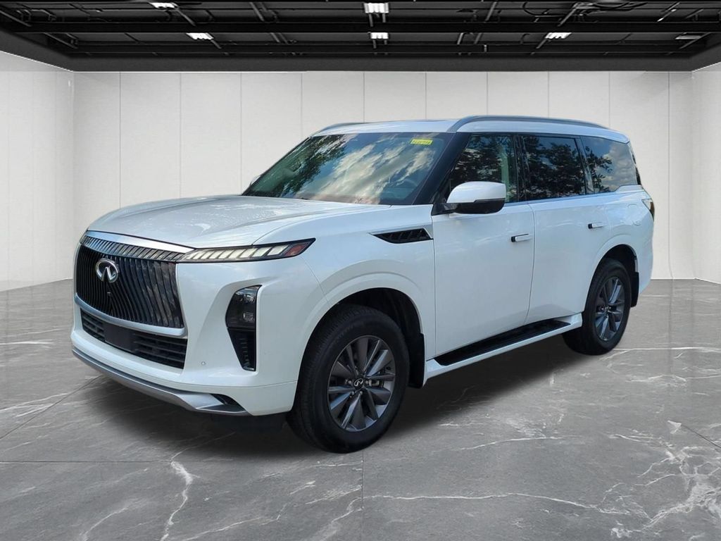 White 2026 INFINITI QX80 SUV / Crossover All-Wheel Drive 9-Speed Automatic
