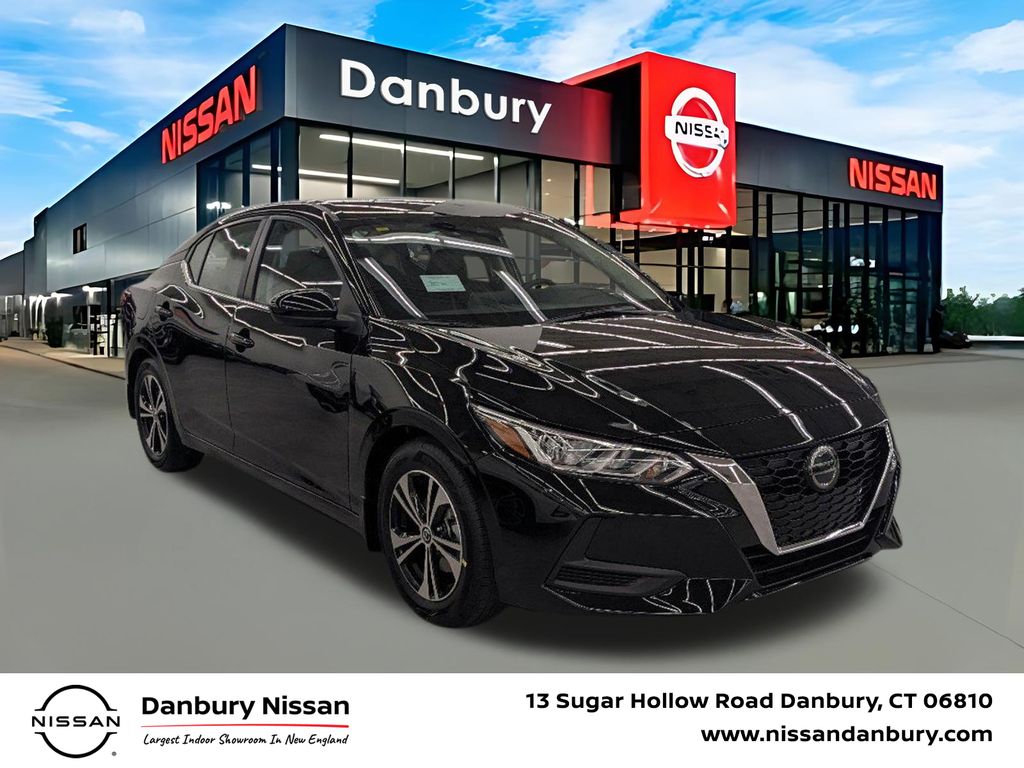 Super Black 2023 Nissan Sentra Sedan Front-Wheel Drive Continuously Variable Transmission