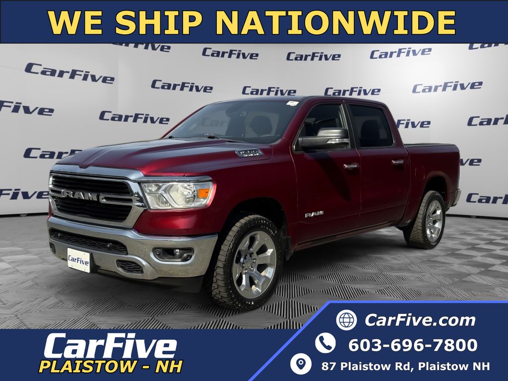 Delmonico Red Pearlcoat 2019 RAM 1500 Big Horn Crew Cab 4WD Pickup Truck Four-Wheel Drive 8-Speed Automatic