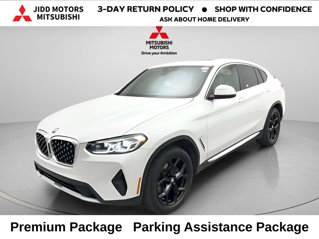 White Metallic 2025 BMW X4 xDrive30i SUV / Crossover All-Wheel Drive 8-Speed Automatic