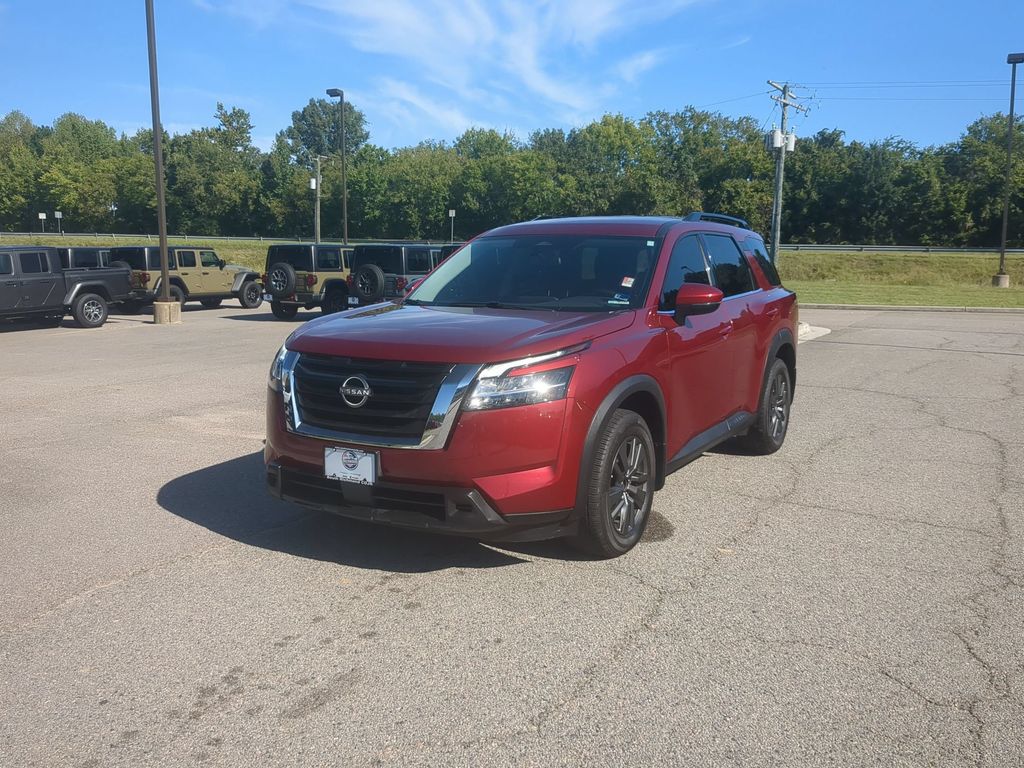 Red (Scarlet Ember Tintcoat) 2022 Nissan Pathfinder SUV / Crossover All-Wheel Drive 9-Speed Automatic