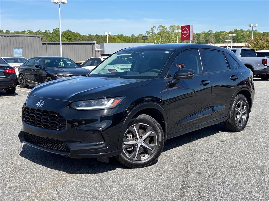 Black 2023 Honda HR-V EX-L FWD SUV / Crossover Front-Wheel Drive Continuously Variable Transmission
