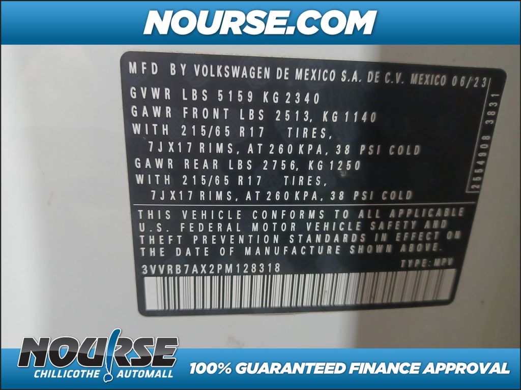 2023 Volkswagen Tiguan 2.0T S photo