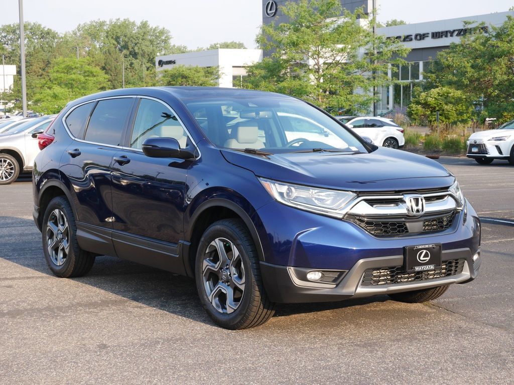 Black (Obsidian Blue Pearl) 2017 Honda CR-V SUV / Crossover All-Wheel Drive Continuously Variable Transmission