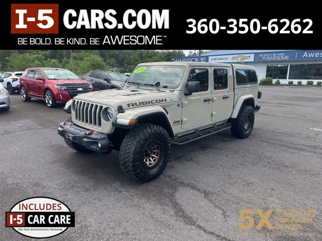 Brown (Gobi Clearcoat) 2020 Jeep Gladiator Rubicon Crew Cab 4WD Pickup Truck Four-Wheel Drive 8-Speed Automatic