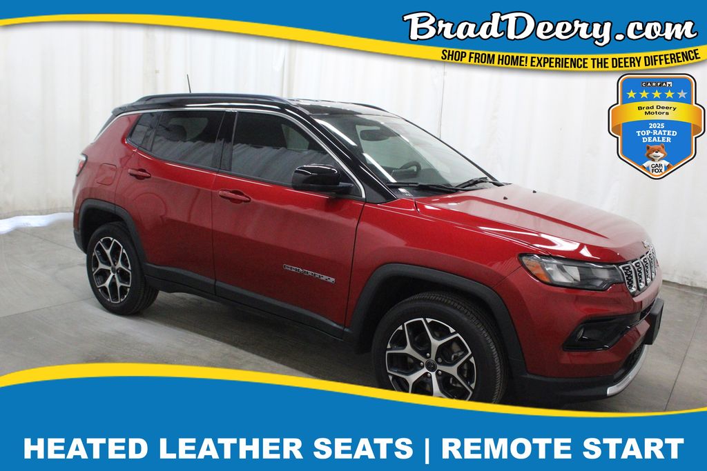 Red Hot Pearlcoat 2026 Jeep Compass Limited 4WD SUV / Crossover Four-Wheel Drive 8-Speed Automatic
