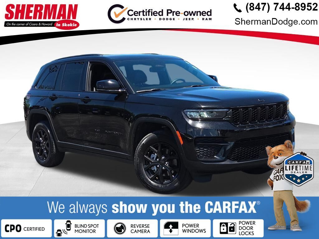 Diamond Black Crystal Pearlcoat 2024 Jeep Grand Cherokee SUV / Crossover 4X2 8-Speed Automatic