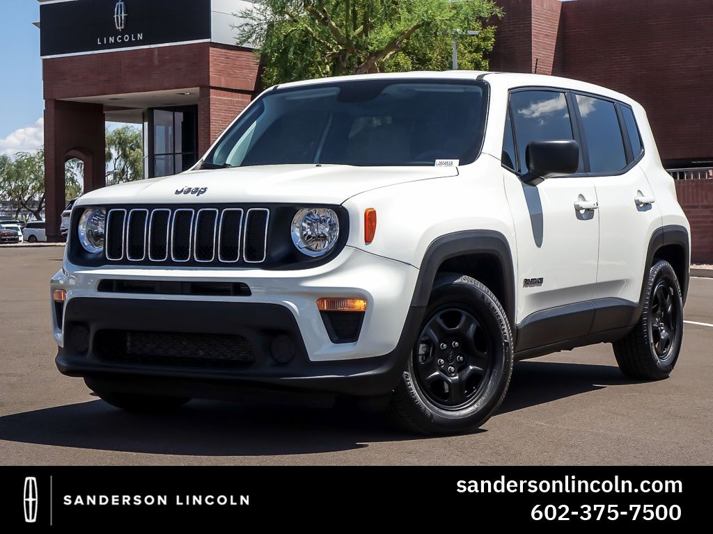 Alpine White Clearcoat 2020 Jeep Renegade SUV / Crossover Front-Wheel Drive 9-Speed Automatic