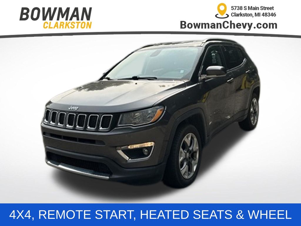 Gray (Granite Crystal Metallic Clearcoat) 2020 Jeep Compass SUV / Crossover Four-Wheel Drive 9-Speed Automatic