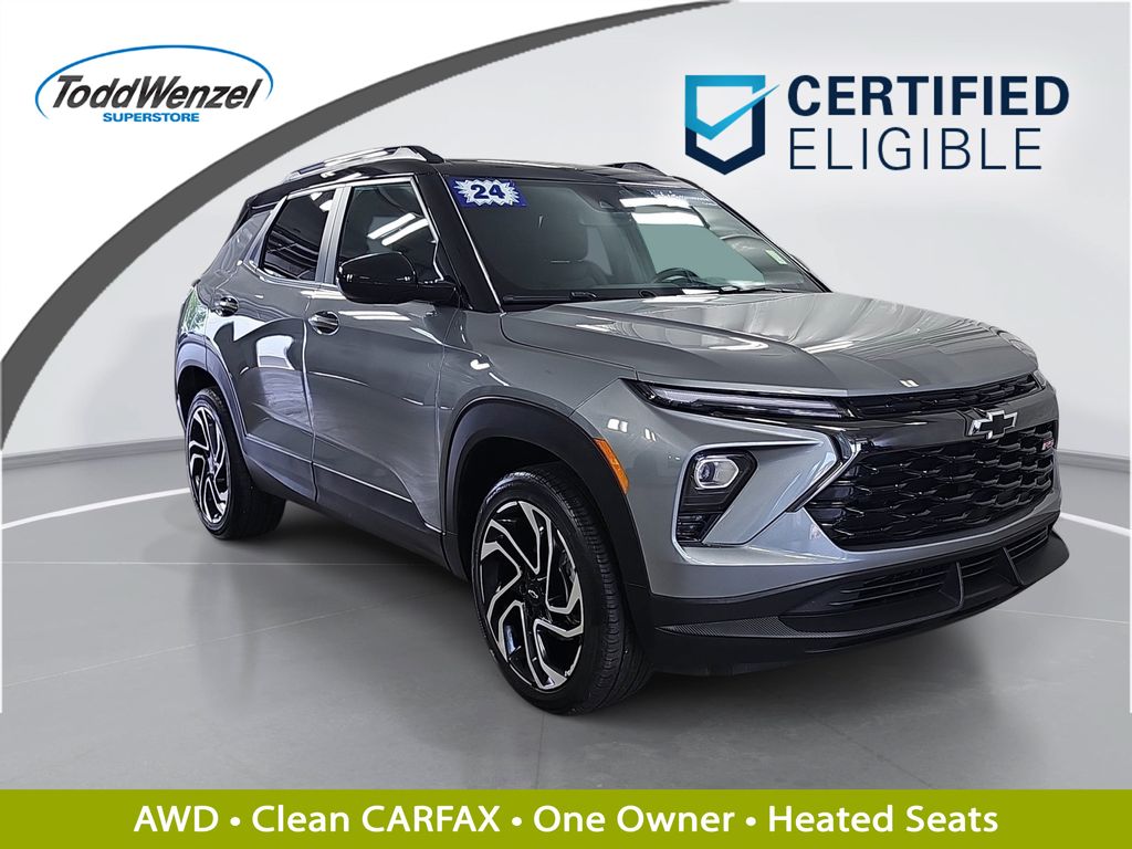 Sterling Gray Metallic 2024 Chevrolet Trailblazer SUV / Crossover Four-Wheel Drive 9-Speed Automatic