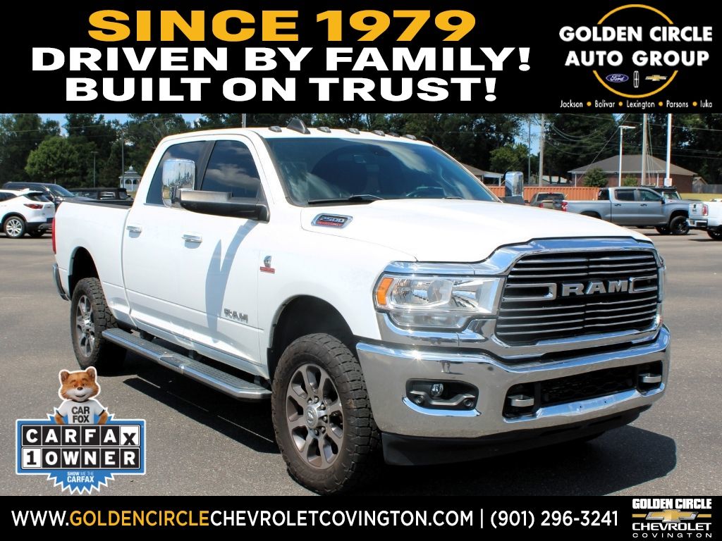Bright White Clearcoat 2020 RAM 2500 Pickup Truck Four-Wheel Drive 6-Speed Automatic