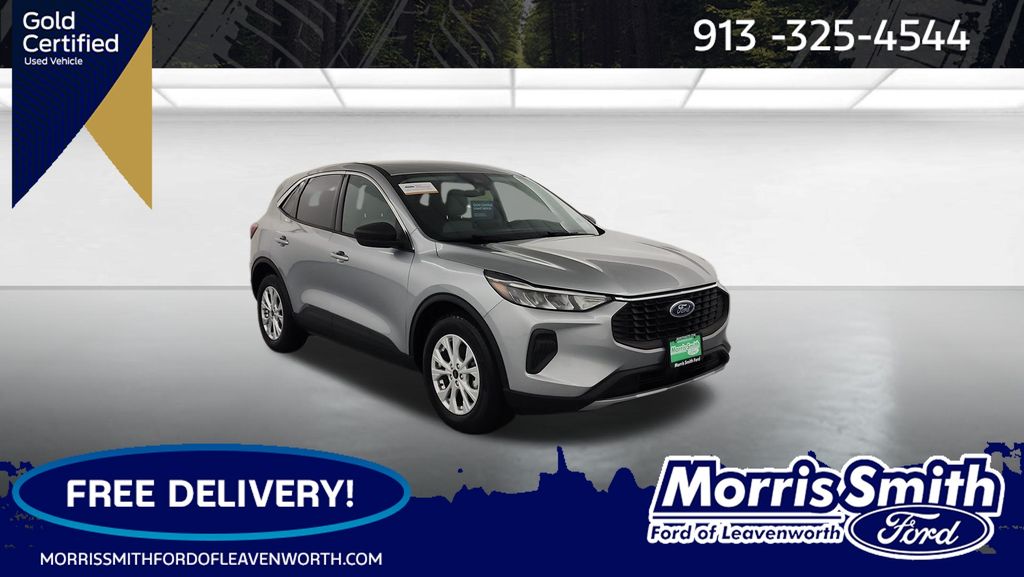 Iconic Silver Metallic 2024 Ford Escape SUV / Crossover Front-Wheel Drive 8-Speed Automatic