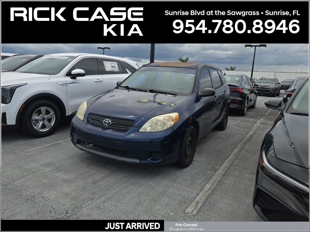 Blue 2005 Toyota Matrix Hatchback