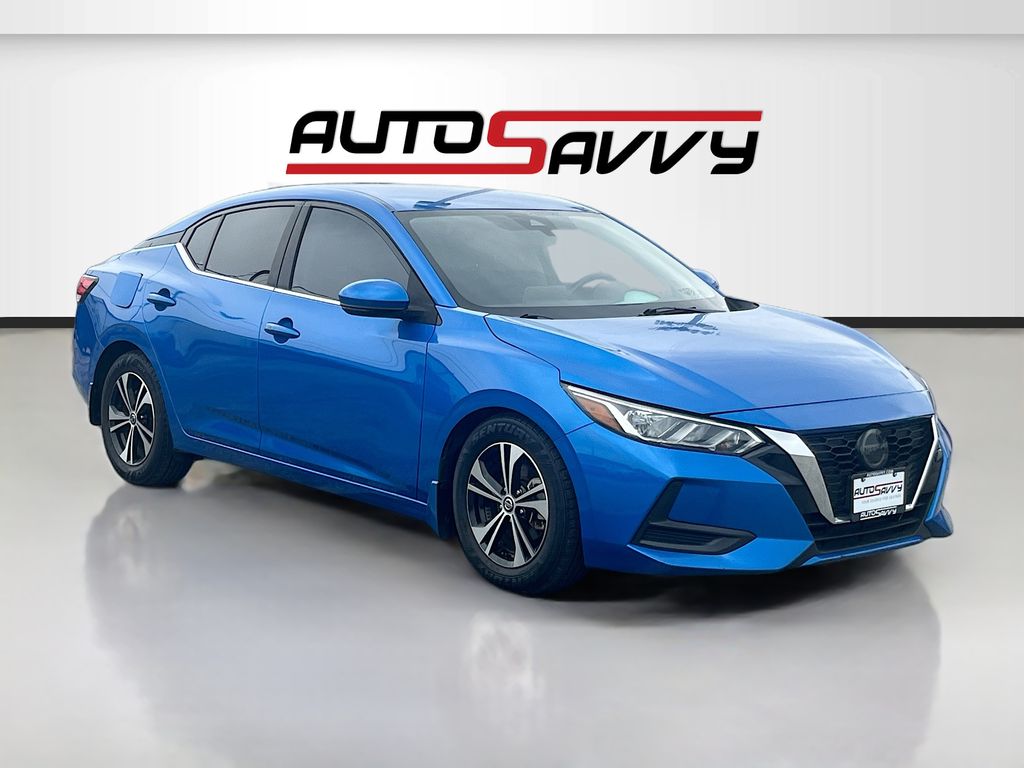 2020 Nissan Sentra SV Blue at AutoSavvy Houston Southwest